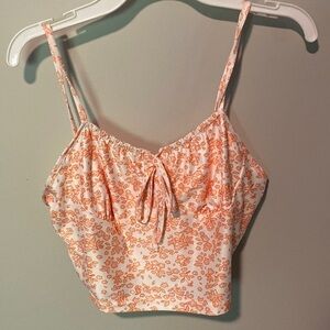 NWOT Shein floral crop tank top